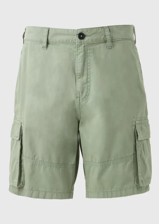 Green Washed Cargo Shorts