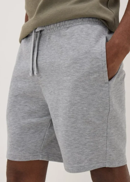 Grey Basic Jogger Shorts
