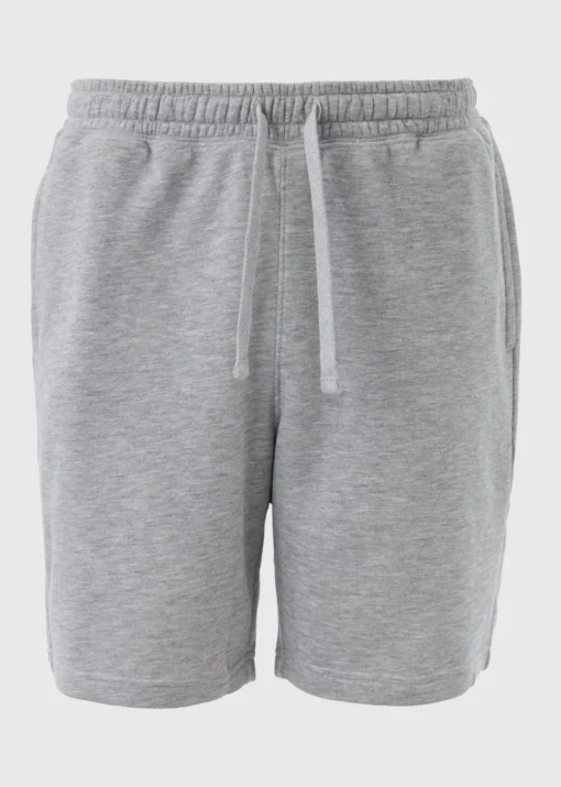 Grey Basic Jogger Shorts