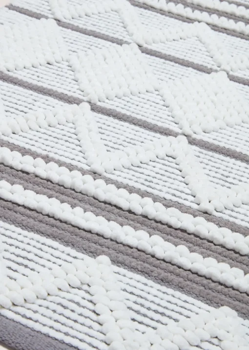 Grey Cabana Bathmat
