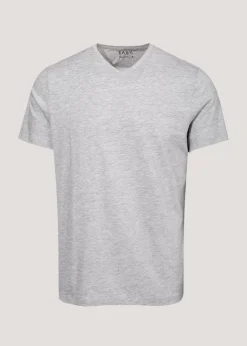 Grey Essential V-Neck T-Shirt