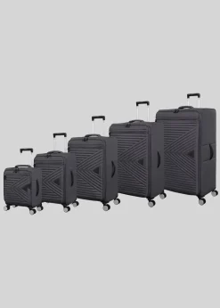 Grey Expedite Soft Suitcase