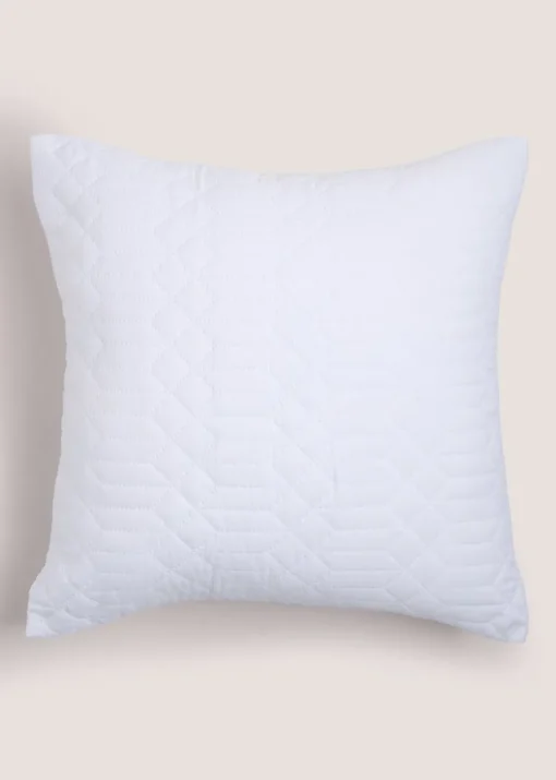 Grey Geo Pinsonic Bedspread (235cm x 235cm)