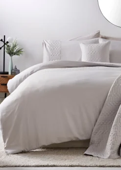 Grey Geo Pinsonic Duvet Cover