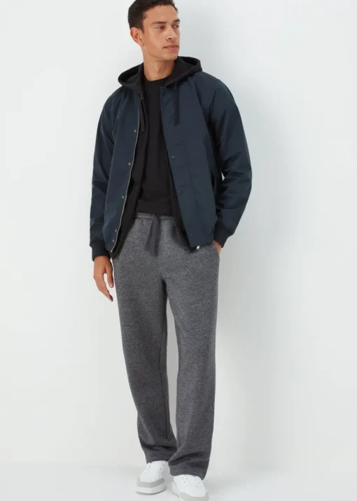 Grey Grindle Essential Straight Fit Joggers