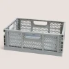Grey Large Collapsible Storage Basket