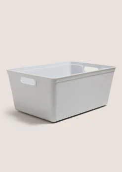 Grey Large Storage Tray