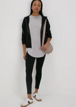 Grey Longline T-Shirt