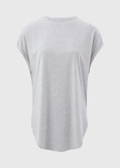 Grey Longline T-Shirt