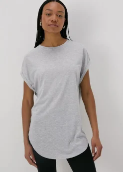 Grey Longline T-Shirt