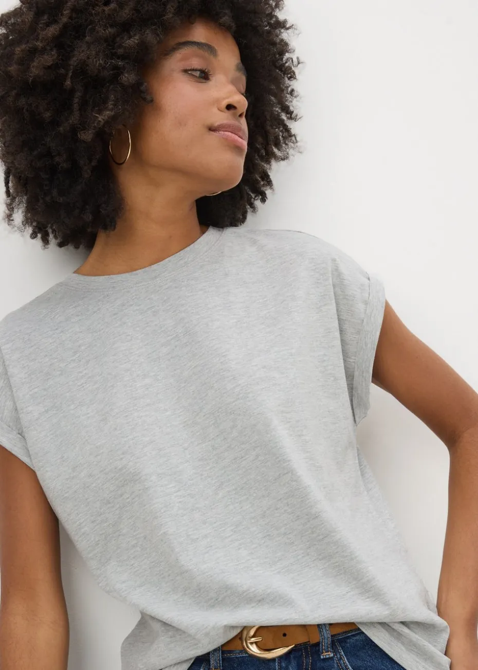 Grey Marl Short Sleeve T-Shirt