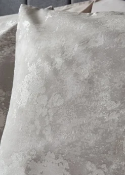 Grey Metallic Jacquard Duvet Set