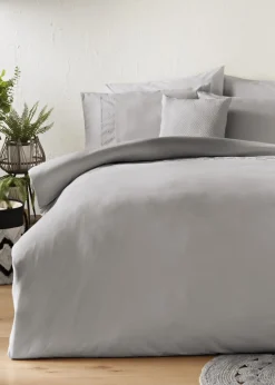 Grey Panel Duvet Set