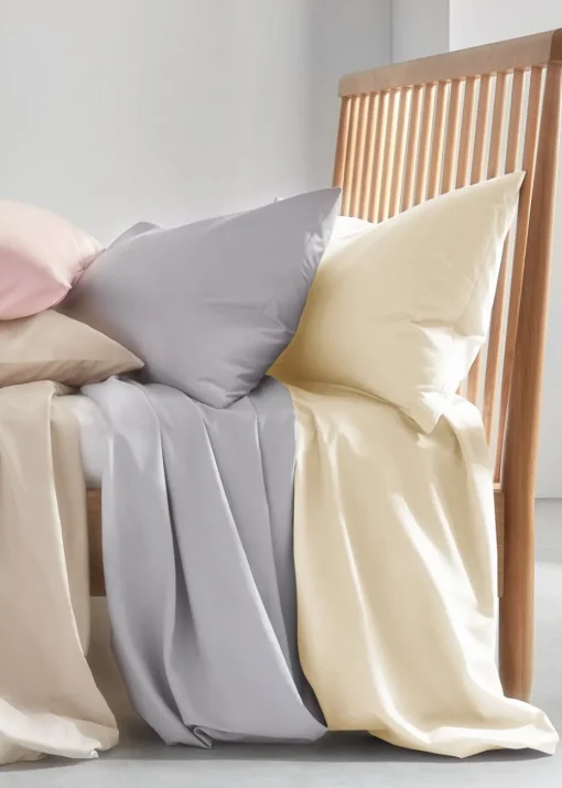 Grey Polycotton Fitted Bed Sheet (144 Thread Count)