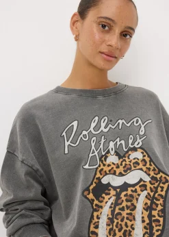 Grey Rolling Stones Sweatshirt