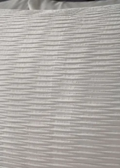 Grey Ruched Duvet Set