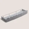 Grey Scallop Edge Shelf