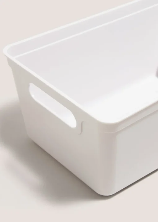 Grey Small Storage Tray (25cm x16.5cm x11.5cm)