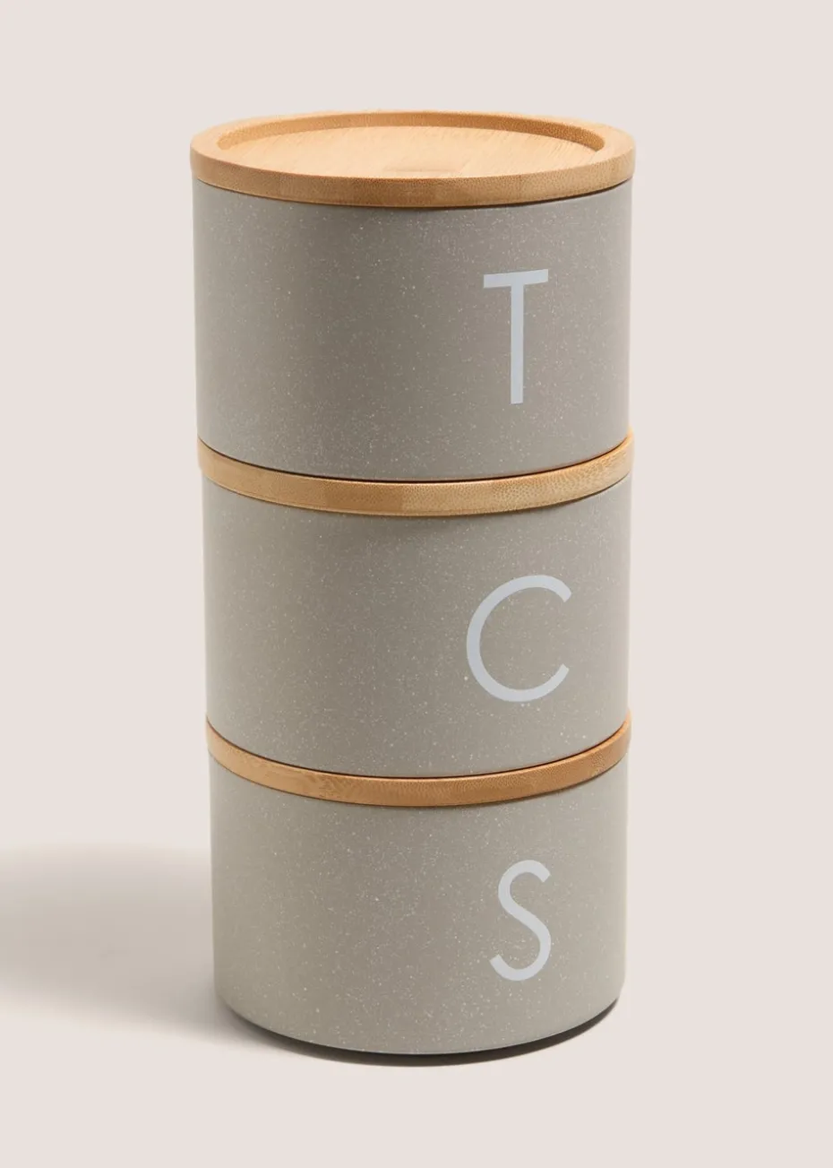 Grey Speckled Biscuit Tin