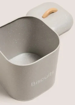 Grey Speckled Biscuit Tin