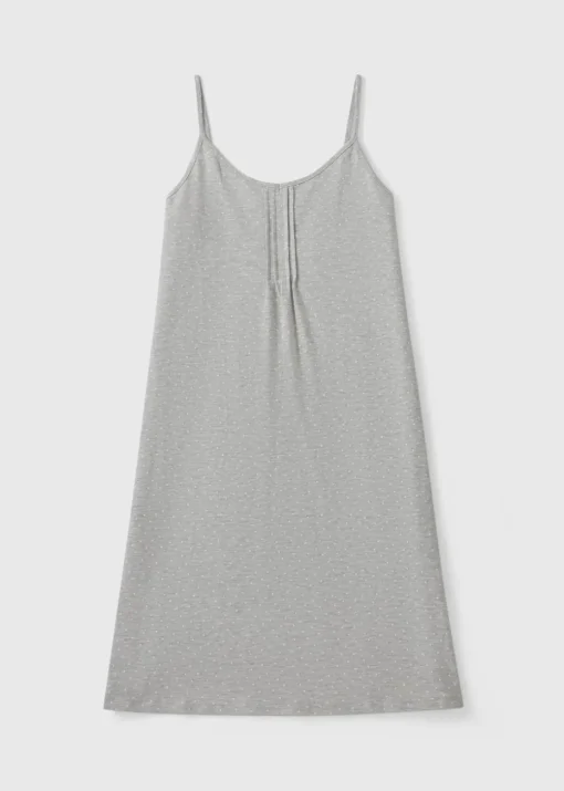 Grey Spot Chemise Nightie