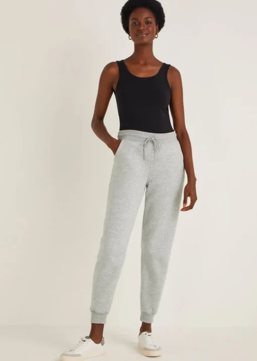 Grey Tapered Jogging Bottoms