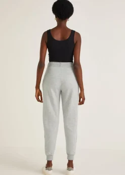 Grey Tapered Jogging Bottoms