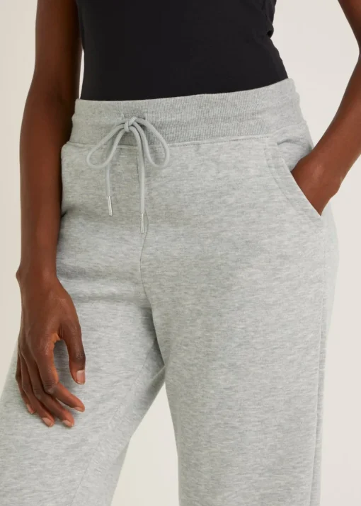Grey Tapered Jogging Bottoms