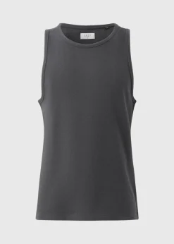 Grey Textured Vest