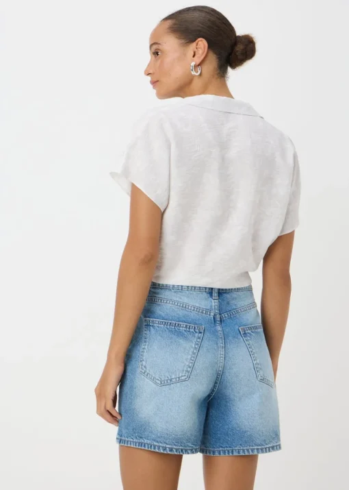 Grey Tie Waist Shirt
