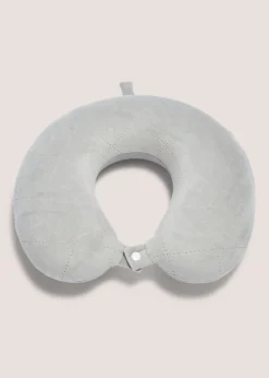 Grey Travel Pillow