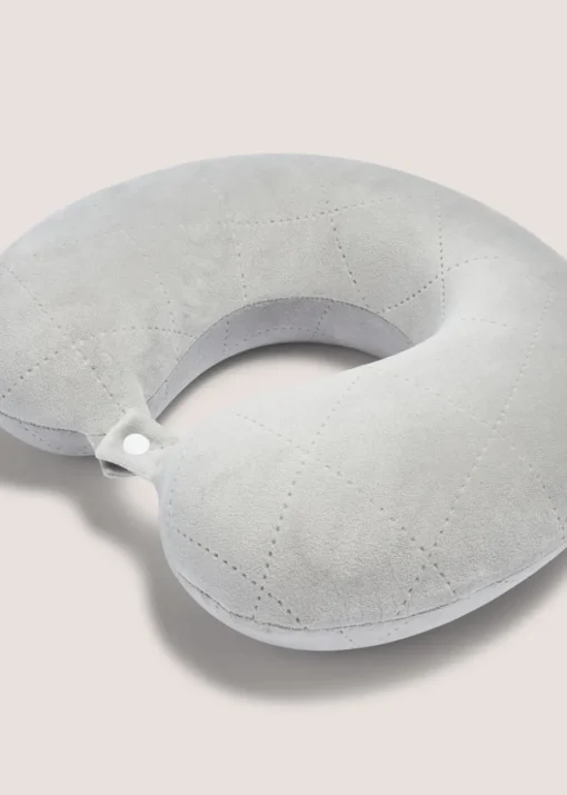 Grey Travel Pillow