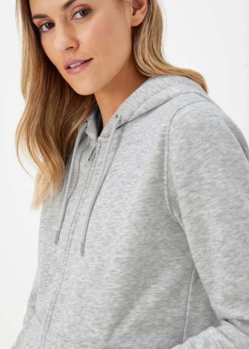 Grey Zip Up Hoodie