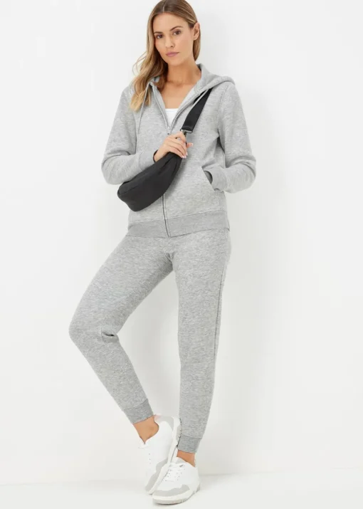 Grey Zip Up Hoodie