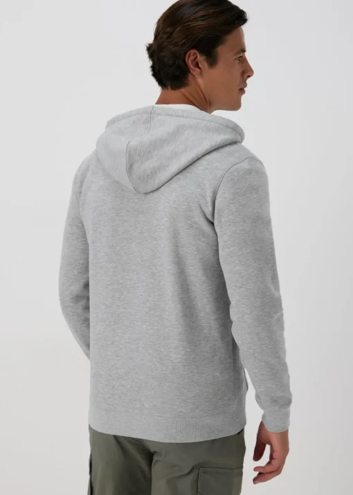 Grey Zip Up Hoodie