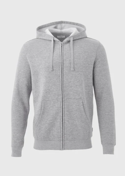 Grey Zip Up Hoodie
