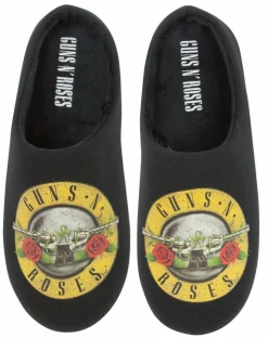 Guns N Roses Black Logo Mule Slippers