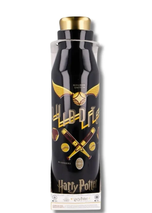 Harry Potter Black Stainless Steel Diabolo Bottle (580 ml)