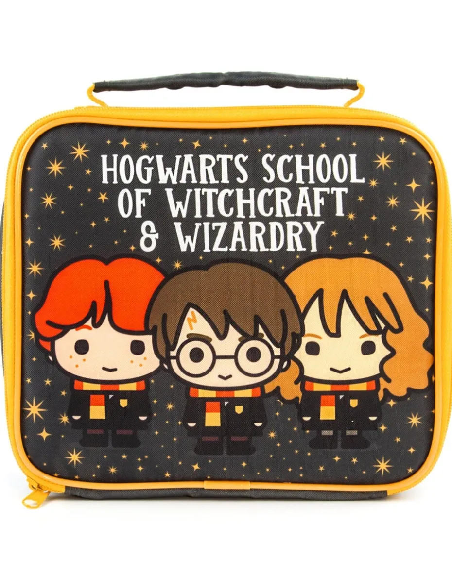 Harry Potter Chibi Character Lunch Bag & Bottle Set