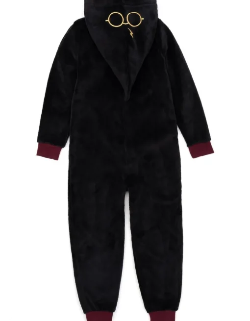 Harry Potter Gryffindor Unisex Kids Black Onesie (7-14 Years)