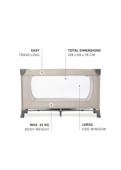 Hauck Beige Dream N Play Travel Cot