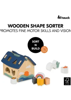 Hauck Sort N Build Wooden Sorting Playset