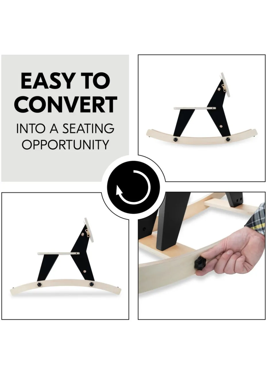 Hauck Zebra Rock N Swing Wooden Rocker