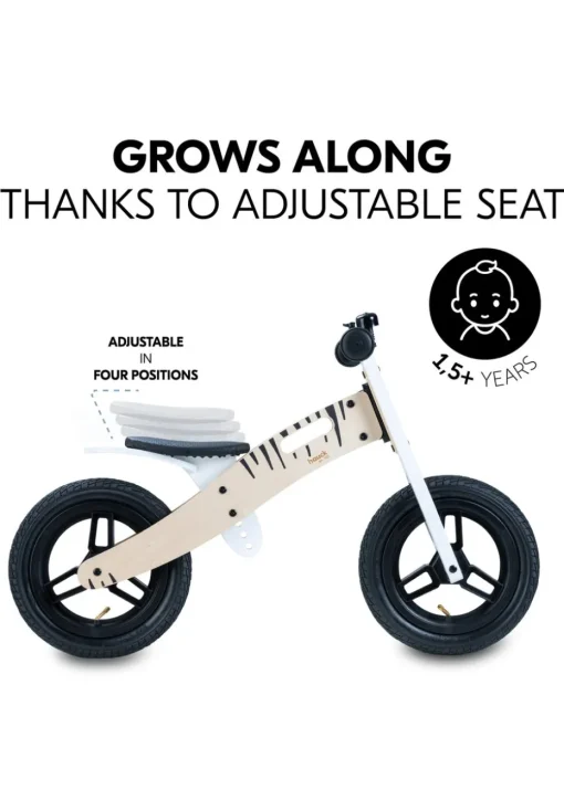 Hauck Zebra Wooden Balance N Ride Balance Bike