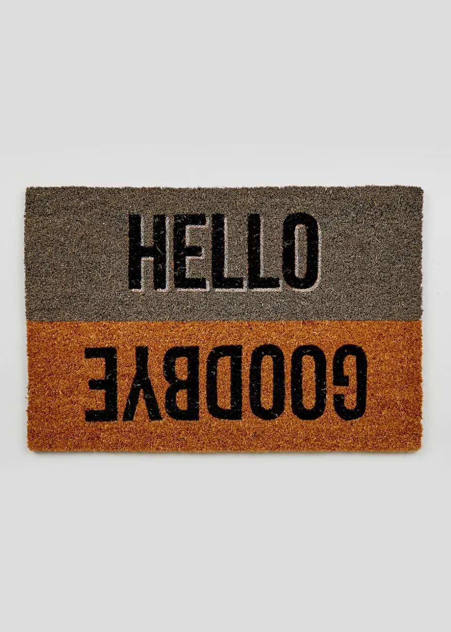 Hello Goodbye Doormat (60cm x 40cm)
