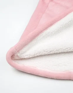 Hello Kitty Pink Character Face Blanket Hoodie