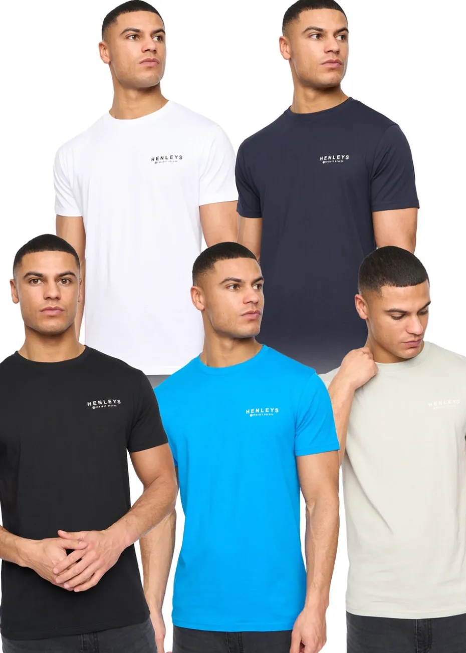 Henleys Assorted Henycore T-Shirt 5 Pack