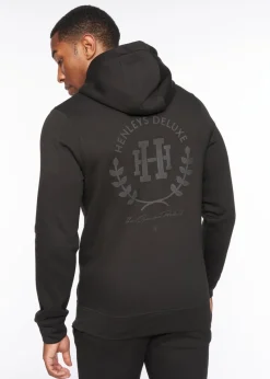 Henleys Black  Alston Hoodie