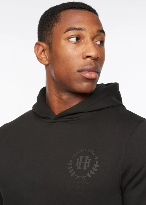 Henleys Black  Alston Hoodie