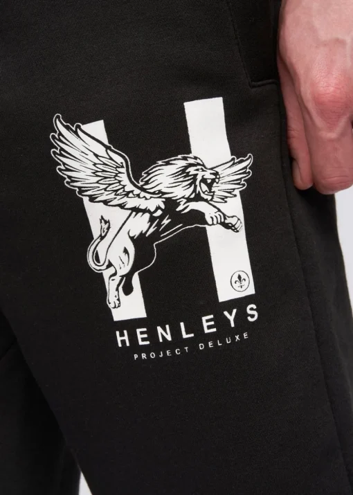 Henleys Black  Curveball Joggers